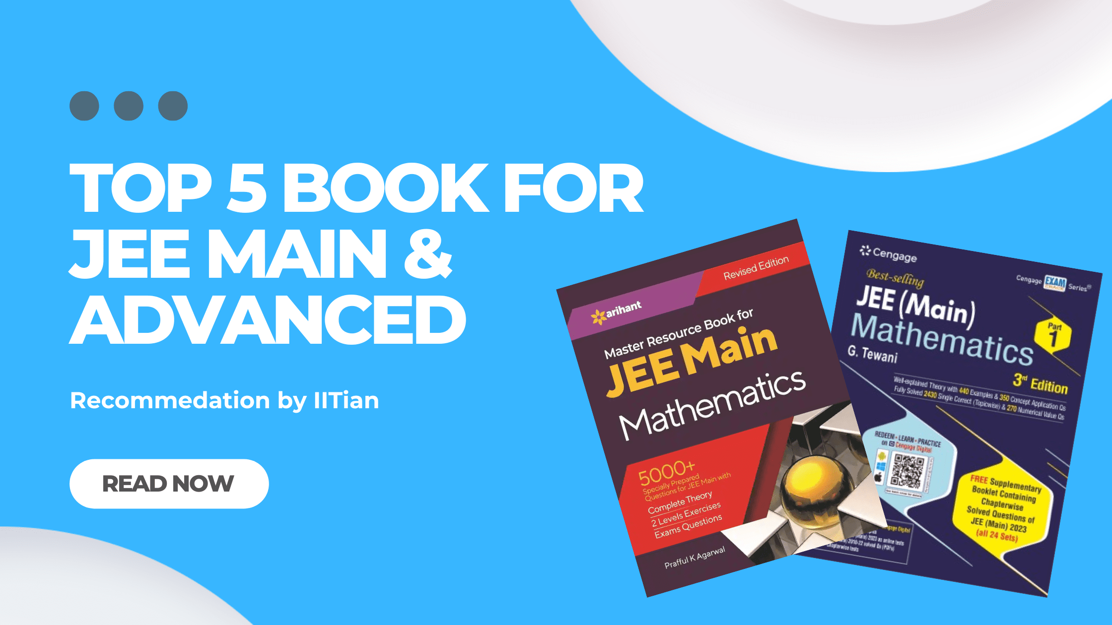 Top 5 Maths Books for JEE Main & JEE Advanced